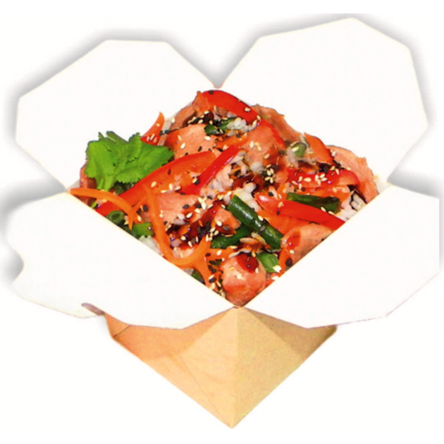 Рис со свининой терияки